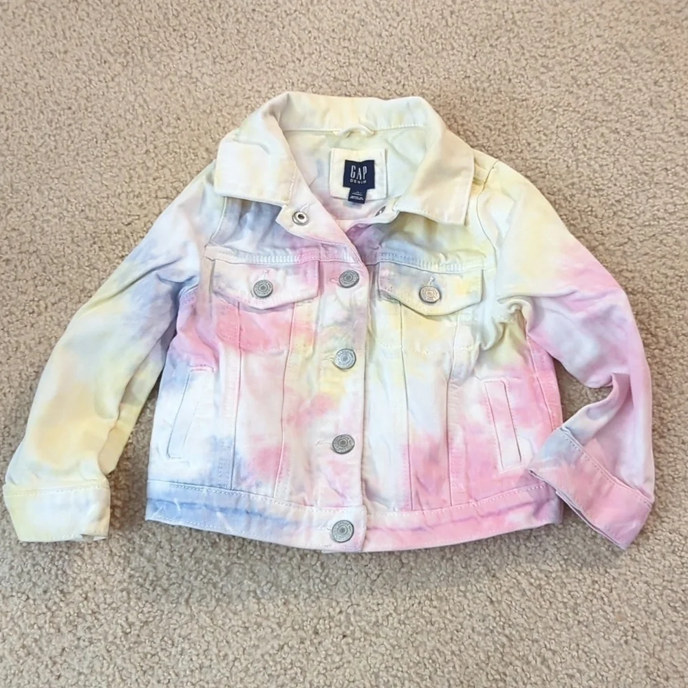 Gap Denim Tie Dye Jean Jacket Size 4 Years